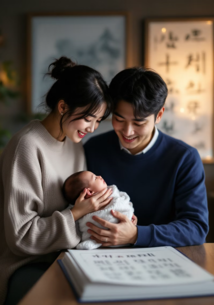 family with baby